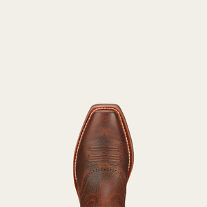 Ariat Men's Heritage Roughstock Western Boot, Brown Oiled Rowdy