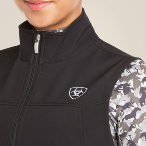 Ariat Women's New Team Softshell Vest, Black