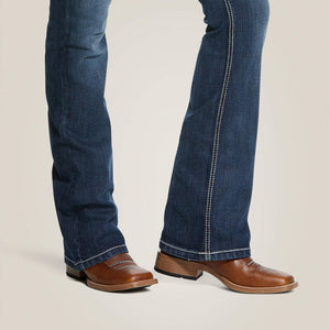 Ariat Women's Shayla Arrow Fit Mid Rise Bootcut Denim Jeans, Gemstone