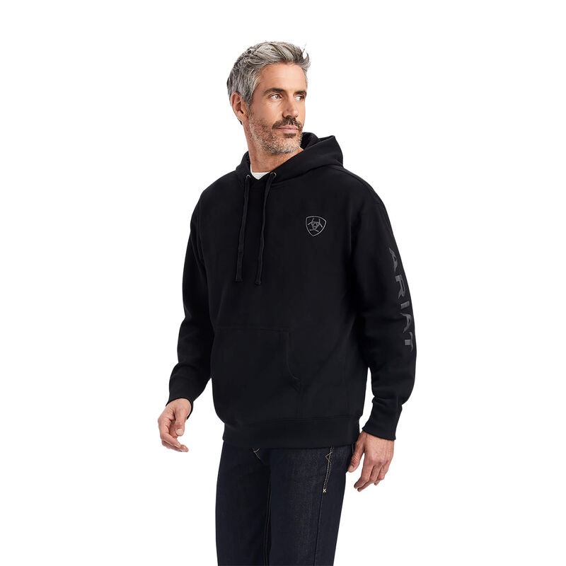 Ariat Men's Ariat Logo Hoodie, Black
