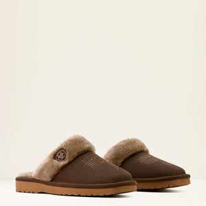 Ariat Women's Jackie Square Toe Slipper, Chocolate
