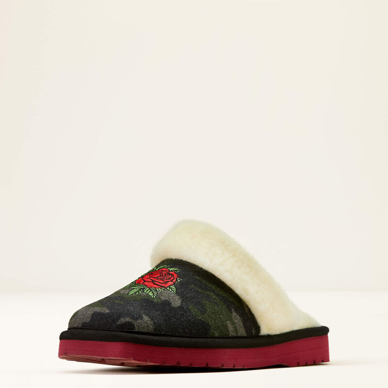 Ariat Women's Jackie Rose Square Toe Slipper, Camo