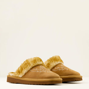Ariat Women's Jackie Cowgirl Square Toe Slipper, Tan