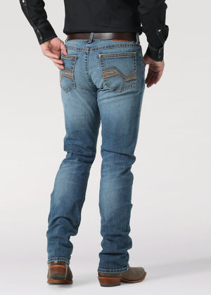 Rock 47 By Wrangler Men's Slim Fit Straight Leg Jean, Ash Medium Wash