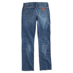 Wrangler Men's Retro Slim Fit Straight Leg Jean, Ferris Medium Wash