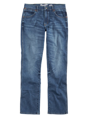 Wrangler Men's Retro Slim Fit Straight Leg Jean, Ferris Medium Wash