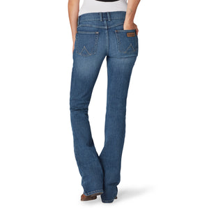 Wrangler Women's Retro Mae Mid Rise Bootcut Denim Jeans, Megan