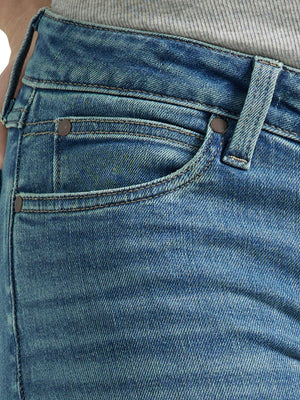 Wrangler Women's Retro Mae Mid Rise Bootcut Denim Jeans, Lilibeth