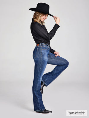 Wrangler® Women's Bespoke High-Rise Bootcut Jean, Lacey