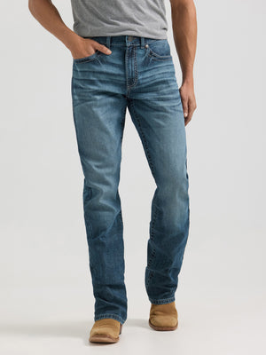 Rock 47 By Wrangler Men's Slim Fit Bootcut Jean, Lander Dark Wash