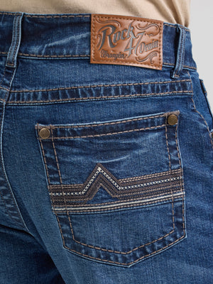 Rock 47 By Wrangler Men's Slim Fit Straight Leg Jean, Tynecastle Dark Wash