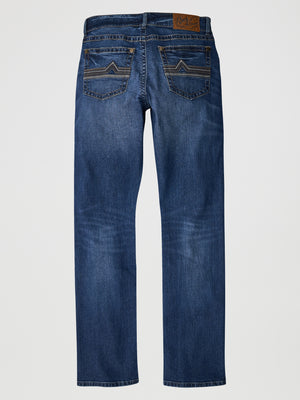Rock 47 By Wrangler Men's Slim Fit Straight Leg Jean, Tynecastle Dark Wash