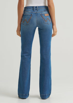 Wrangler® Women's Mae Mid Rise Trouser Jean, Cynthia