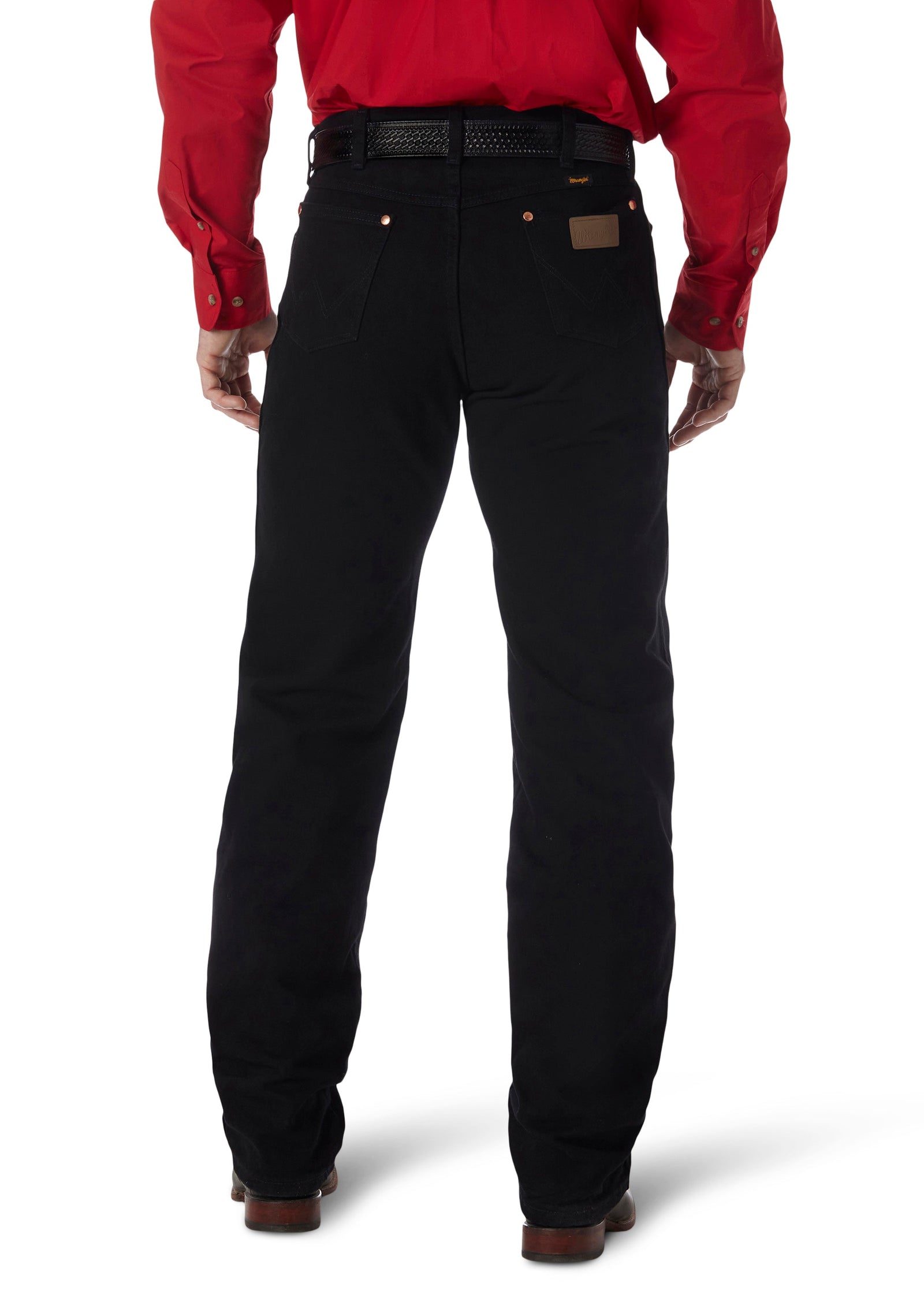Wrangler Men's Cowboy Cut Original Fit Jean, Shadow Black