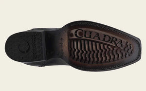 Cuadra Men's Stingray Narrow Square Toe Zipper Boot, Black
