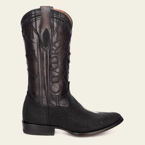 Cuadra Men's Stingray Round Toe Boot, Black