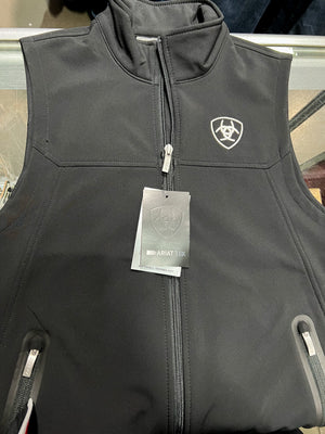 Ariat Men's New Team Softshell Mexico Vest, Black