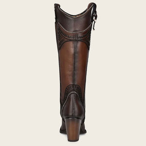 Cuadra Women's Res Pitbull Damasco Round Toe Boot, Chocolate