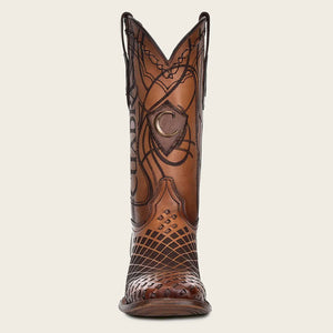 Cuadra Men's Bovine Leather Square Toe Boot, Brown