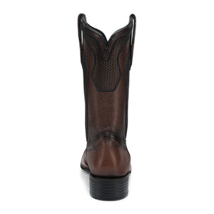 Cuadra Men's Deer Leather Square Toe Boot, Honey