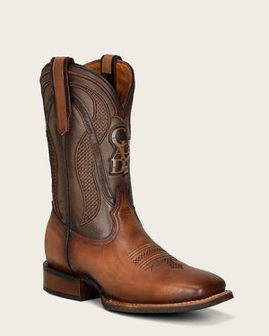 Cuadra Men's Bovine Leather Square Toe Boot, Honey