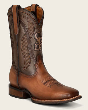 Cuadra Men's Bovine Leather Square Toe Boot, Honey