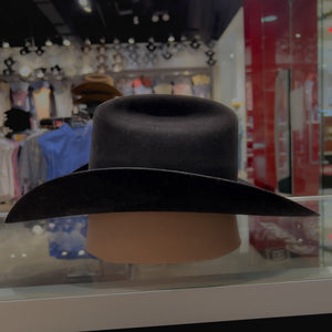 American Hat Company 100X Self Band Cowboy Hat, Black