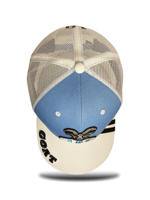 Corne Collection Goat Argentina Cap, Sky Blue