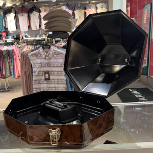 Hammer Plastics Designer Series Classic Western Hat Carrier, Burl Walnut Natural