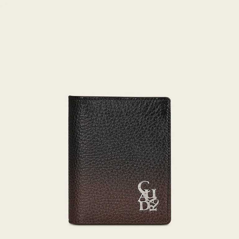 Cuadra Men's Deer Leather Wallet, Chocolate
