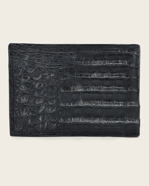 Cuadra Men's Fuscus Leather Bifold Wallet, Black