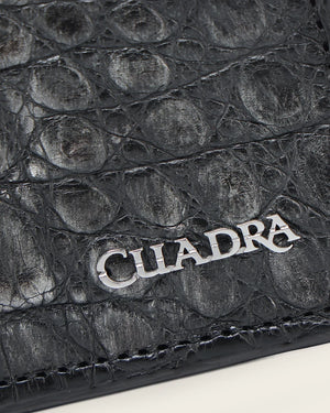 Cuadra Men's Fuscus Leather Bifold Wallet, Black