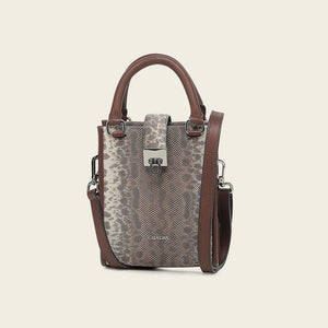 Cuadra Women's Carunga Top Handle Handbag, Brown