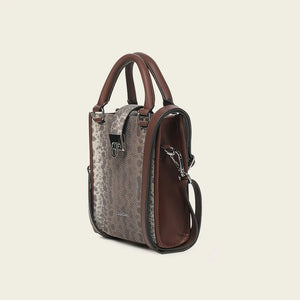 Cuadra Women's Carunga Top Handle Handbag, Brown