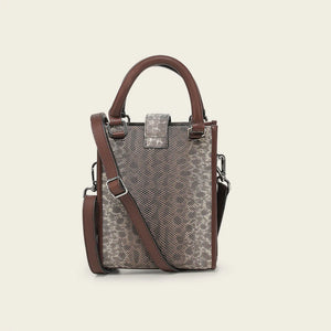 Cuadra Women's Carunga Top Handle Handbag, Brown