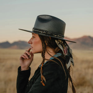 Stetson Women's Fashion Collection Kambra Straw Hat, Black