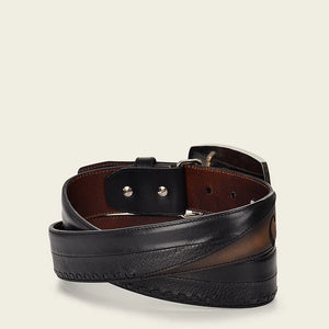 Cuadra Men's Bovine Leather Belt, Tobacco