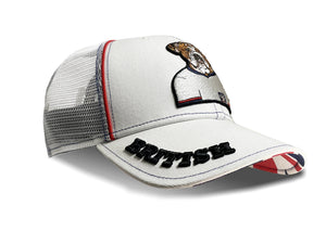 Corne Collection The British England Cap, White