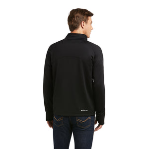 Ariat Men's Tek Team 1/2 Zip Sweatshirt, Black/Black