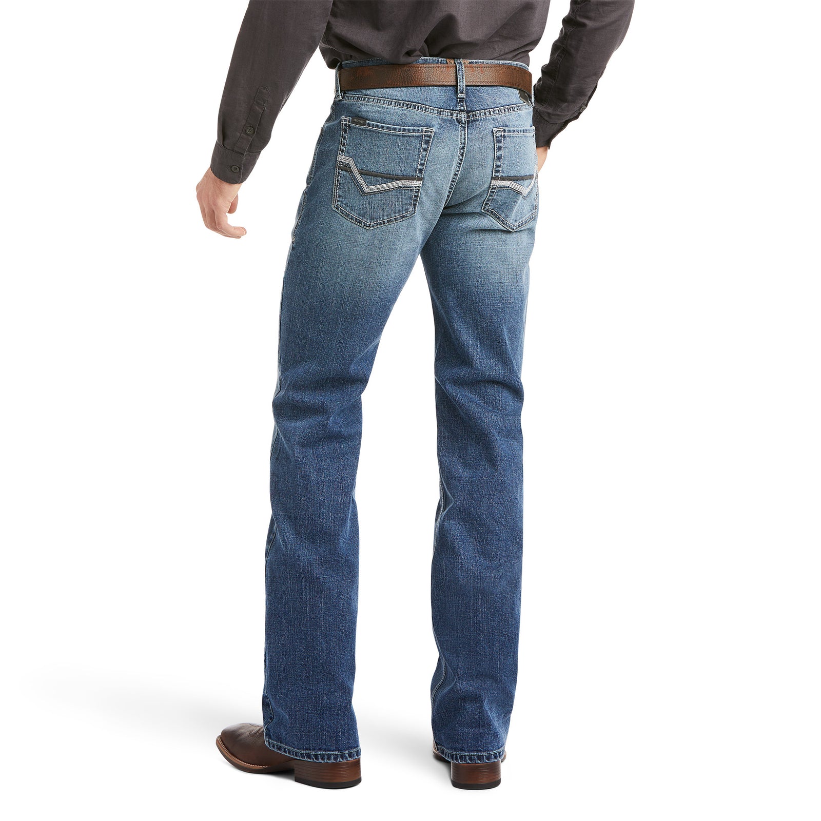 Ariat Men's M5 Straight Stretch Novato Boot Cut Jean, Wyland Medium