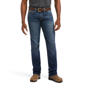 Ariat Men's M7 Rocker Stretch 3D Grafton Straight Jean, Pine Wash