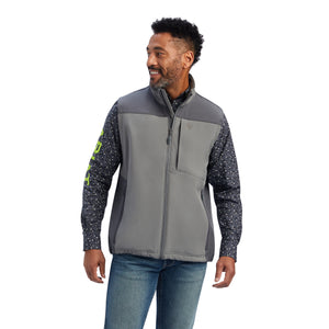 Ariat Men's Vernon 2.0 Softshell Vest, Jetty Grey
