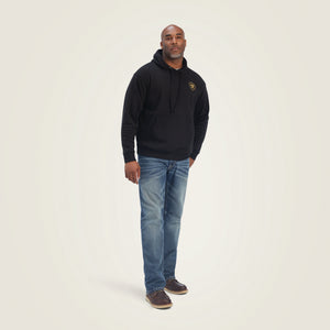 Ariat Men's Camo Flag Hoodie, Black