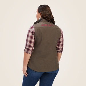 Ariat Women's New Team Softshell Vest, Banyan Bark Heather