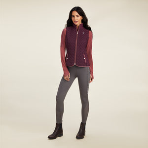 Ariat Women's Ashley Insulated Vest, Mulberry Brown
