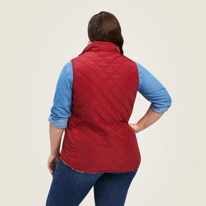 Ariat Women's Reversible Dilon Vest, Rouge Red