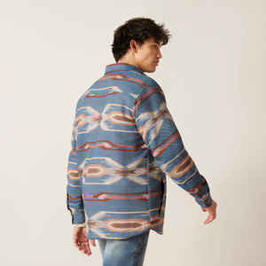 Ariat Men's Retro Chimayo Shirt Jacket, Sailor Blue