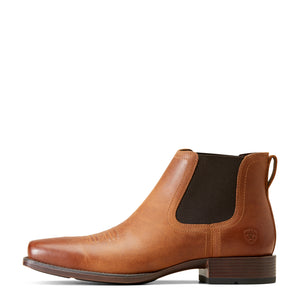 Ariat Men's Booker Ultra Square Toe Western Boot, Almond Roca