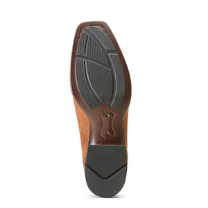 Ariat Men's Booker Ultra Square Toe Western Boot, Almond Roca
