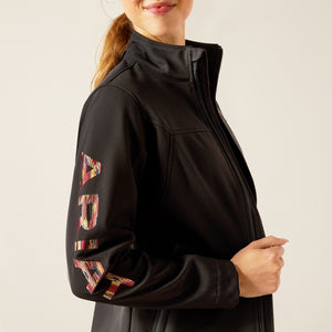 Ariat Women's New Team Softshell Jacket, Black/Mirage